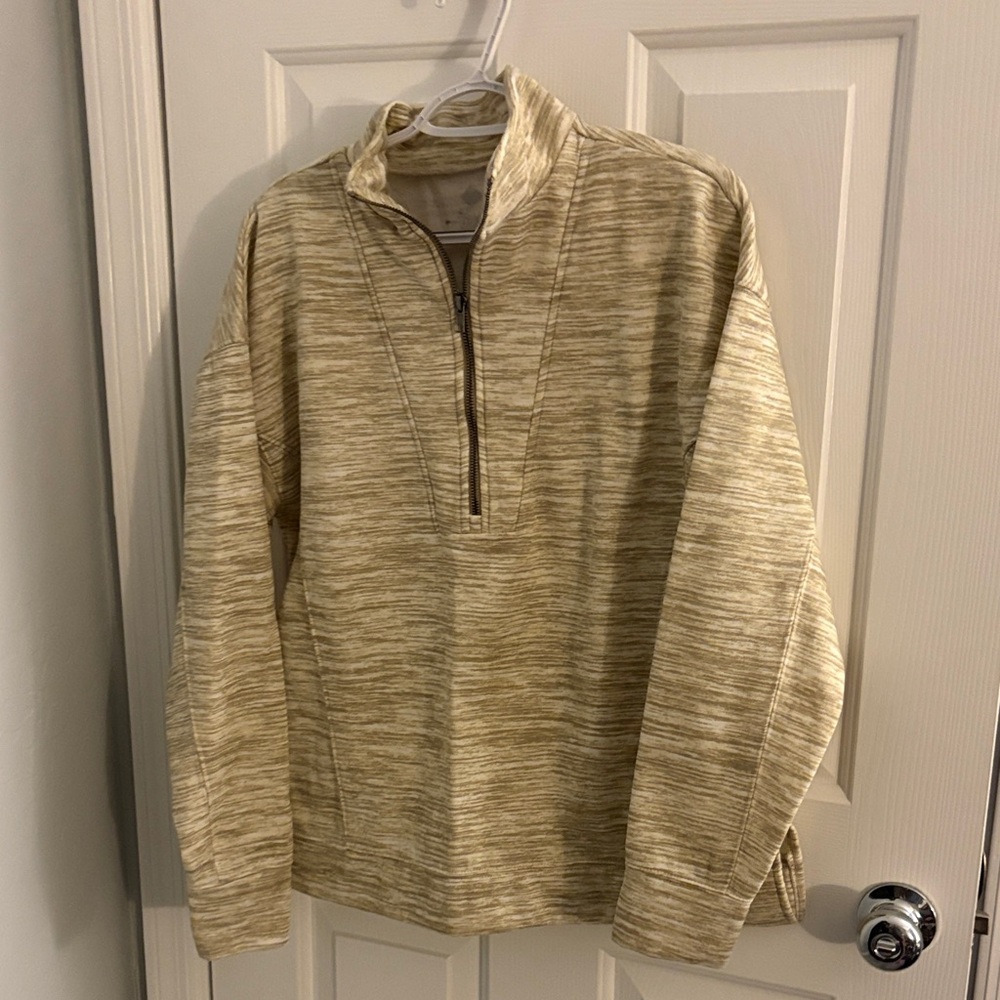 LuLaRoe Women's Tan Zip-Up Sweater